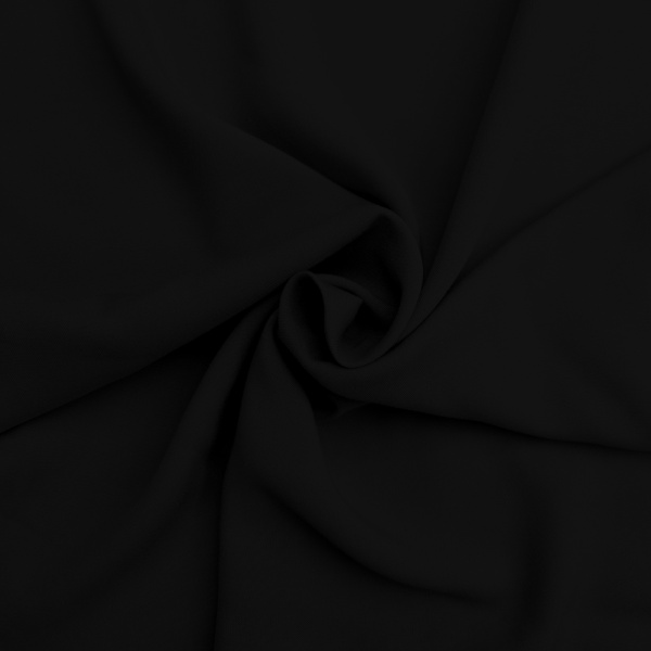 Plain 100% Viscose BLACK